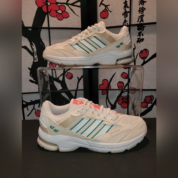 adidas Shoes - Adidas Spiritain 2000 Women's Cream and Green Sneakers
